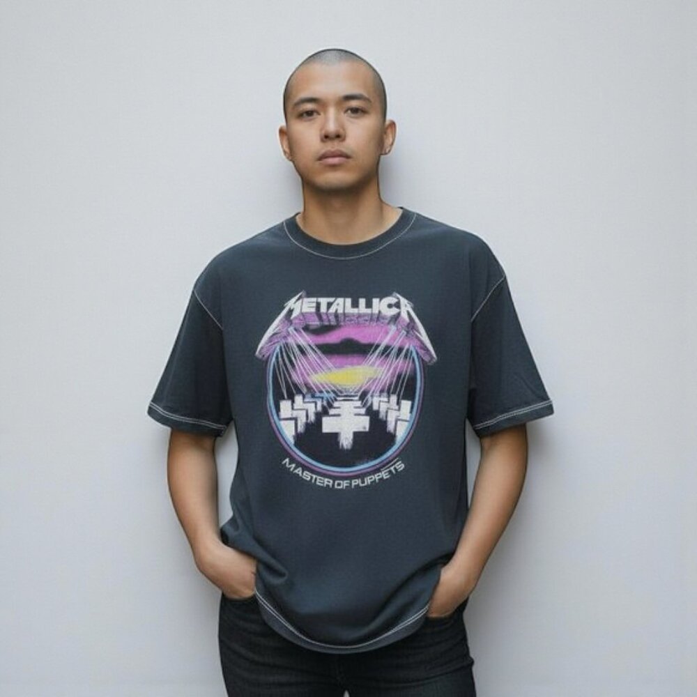 Metallica "Master of Puppets" Short Sleeve Graphic Unisex Band Tee